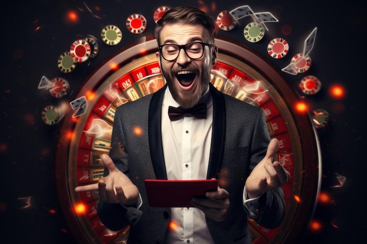 Antarmuka saat bermain permainan demo dengan saldo virtual
